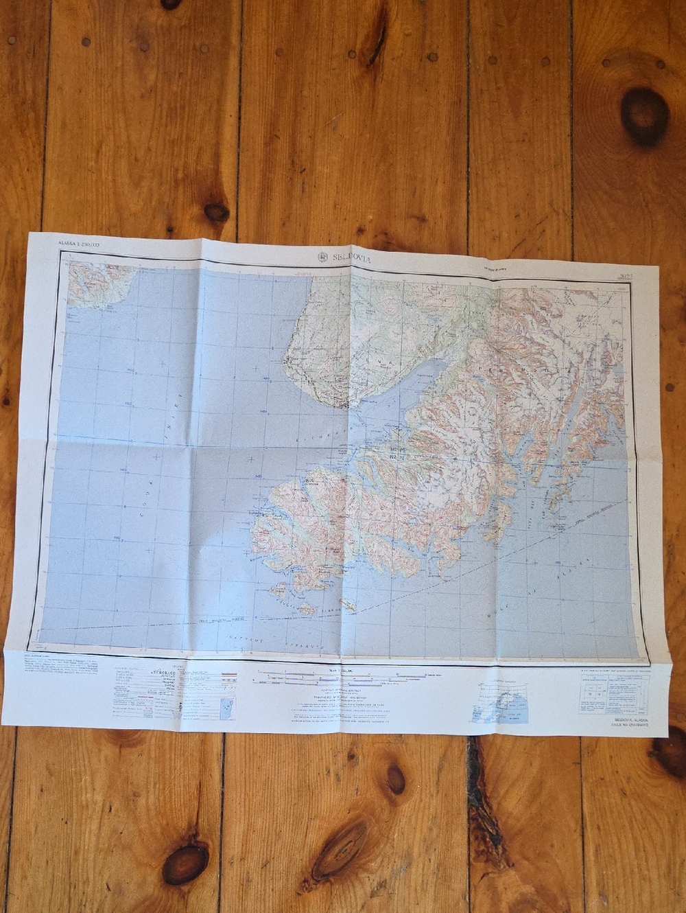 1967 Seldovia, Alaska Army Corps Of Engineers Map
